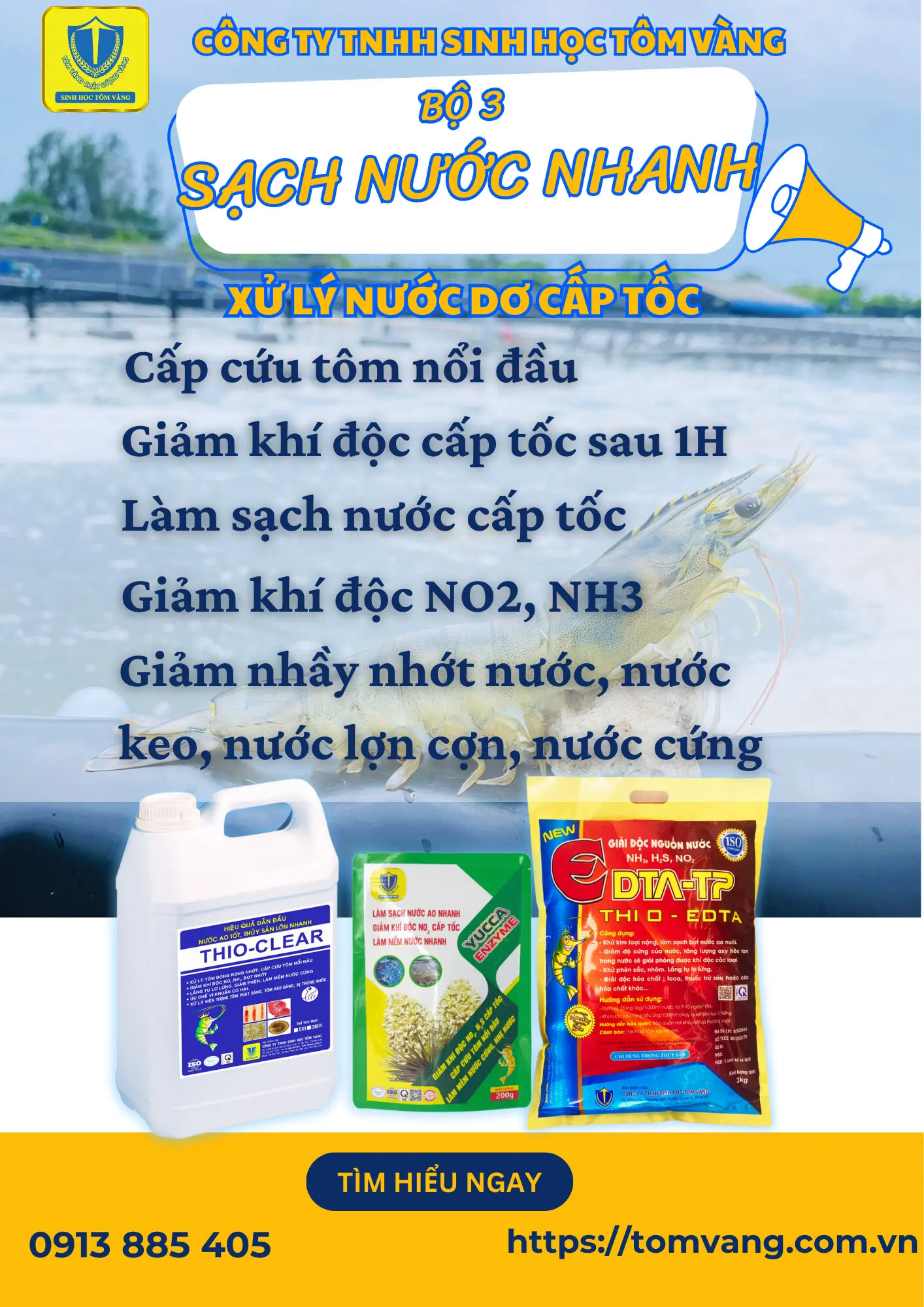 Bộ 3 sạch nước nhanh
